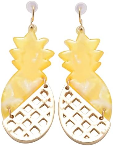 Pendientes con motivo piña