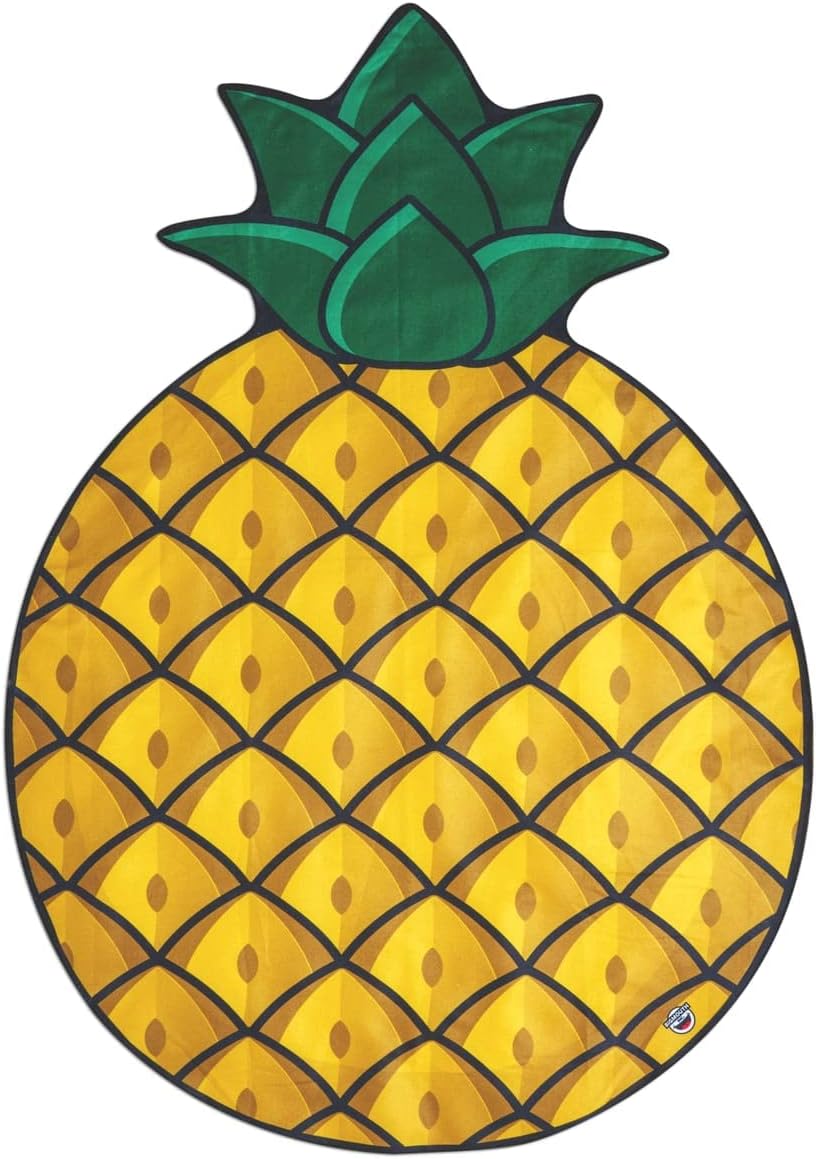 Toalla de playa gigante con forma de piña