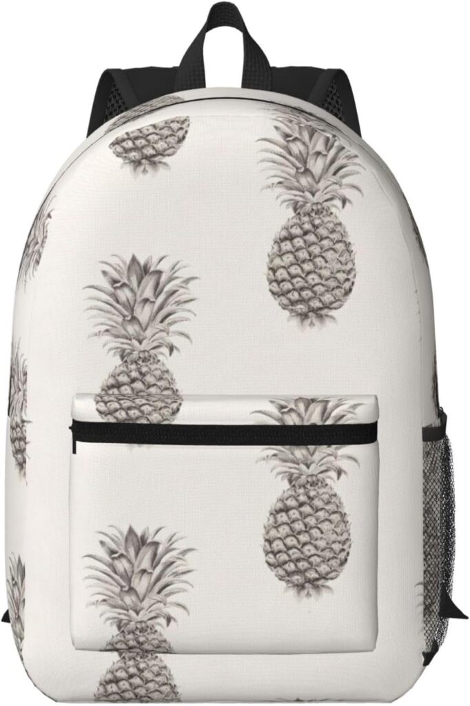 Mochila para laptop con print de piña